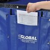 Global Industrial Vinyl Basket Bulk Truck, 24 Bushel, Blue, 53-1/4L x 36-1/4W x 30-1/2H 241986BL
